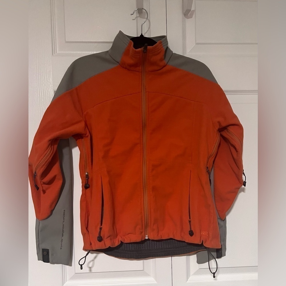 Women's Eastern Mountain Sports Orange/Gray Windstopper Zip Up Jacket